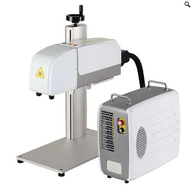 máquina del marcador del laser de la fibra de 50W 3D para la superficie curvada metal del acero inoxidable