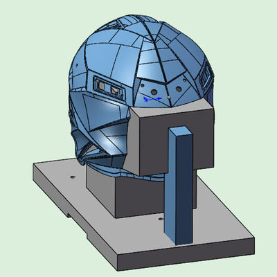 Raycus Laser Source 6 Axis 3D Robot Laser Cutter uso para el casco de fibra de vidrio, el casco de fibra de carbono, el casco Kevlar, etc.